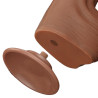 LoveToy SlidingSkin Gode Sliding Skin 20 x 5.3 cm Marron